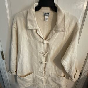 Chico's Off-White Utility Jacket